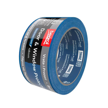 Banda adeziva de mascare standard, BEOROL pentru usi si ferestre 48 MM x 50 M