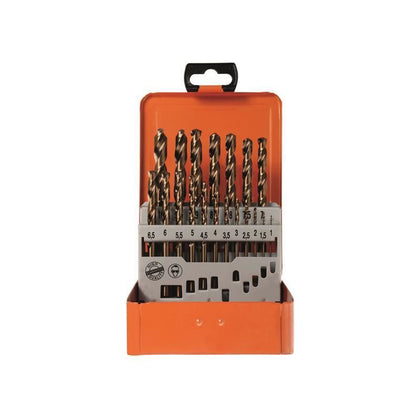 Set burghie metal PROJAHN, HSS-CO Tip N, 1-10/0.5 mm, 19 buc/set