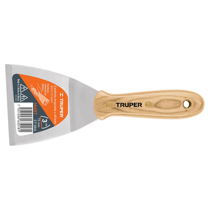 Spaclu curbat maner lemn, 8 cm, TRUPER