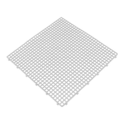 Placi antiderapante perforate ArtPlast alb 400x400x8mm - 6 buc/set