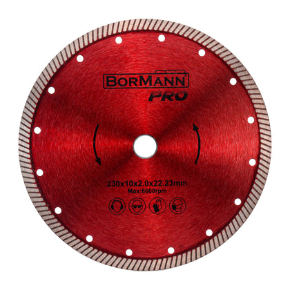 Disc diamantat CLASSIC CUT 115x1.4x22.2mm, 10mm, BorMann PRO