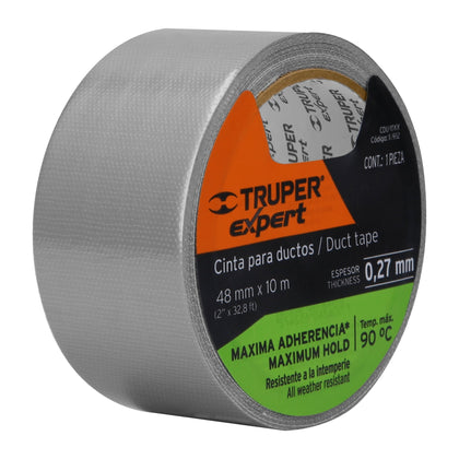 Banda adeziva pentru reparatii expert, role de 10 m x 48 mm, grosime 0.27 mm Truper Expert