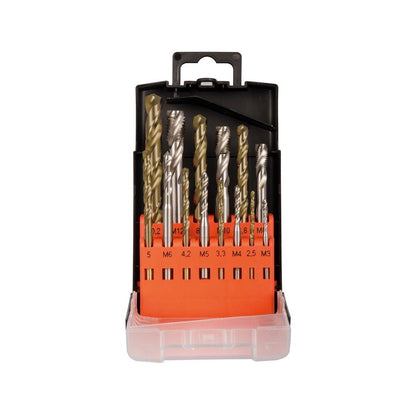 Set de tarozi pentru gauri oarbe  HSS-Co5%, DIN 371/376 M3-M12, 14 buc/set - sculeshop